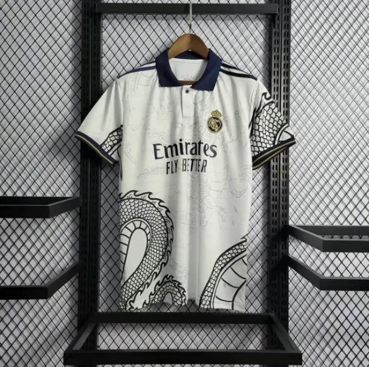 White dragon real madrid kit