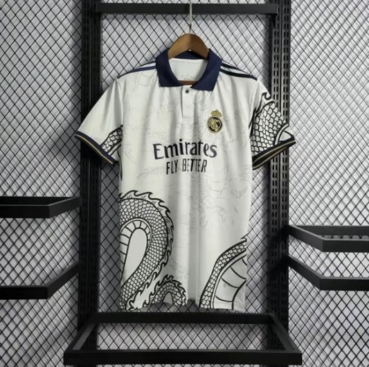 White dragon real madrid kit