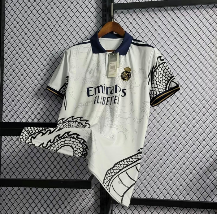 White dragon real madrid kit